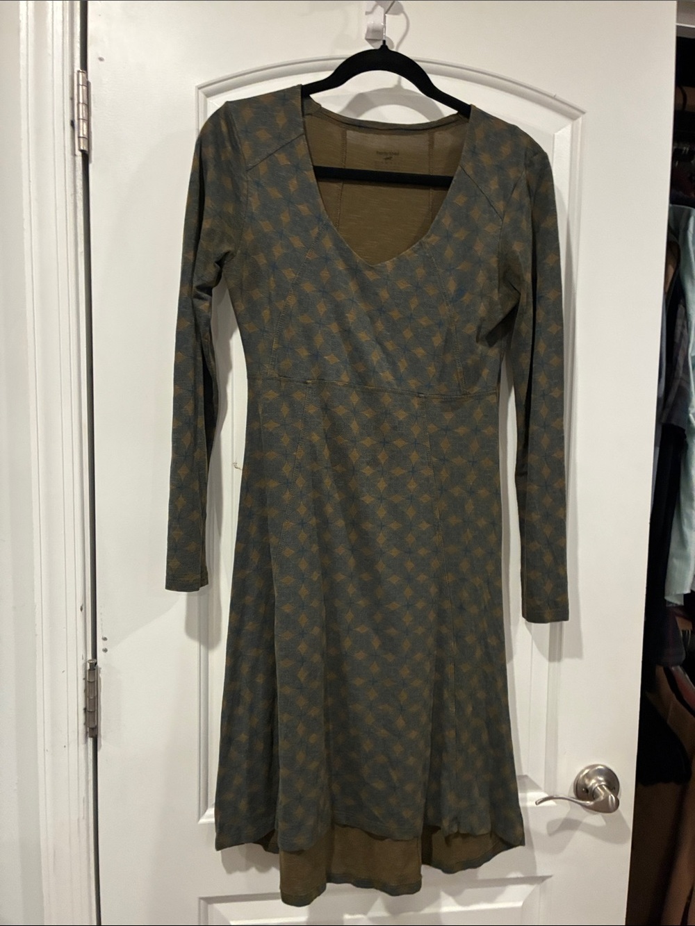 Horny Toad Casual Dress Teal & Green XS
